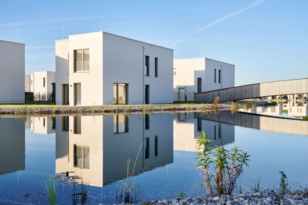 Einfamilienhaus Wasserspiel